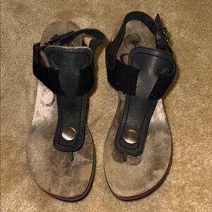 Black and Tan Women's Sandals